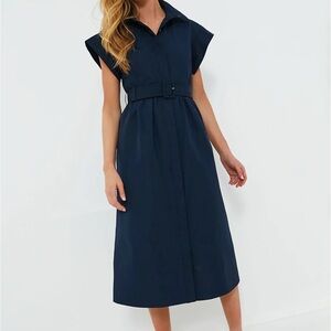 Tuckernuck Navy Midi Dress